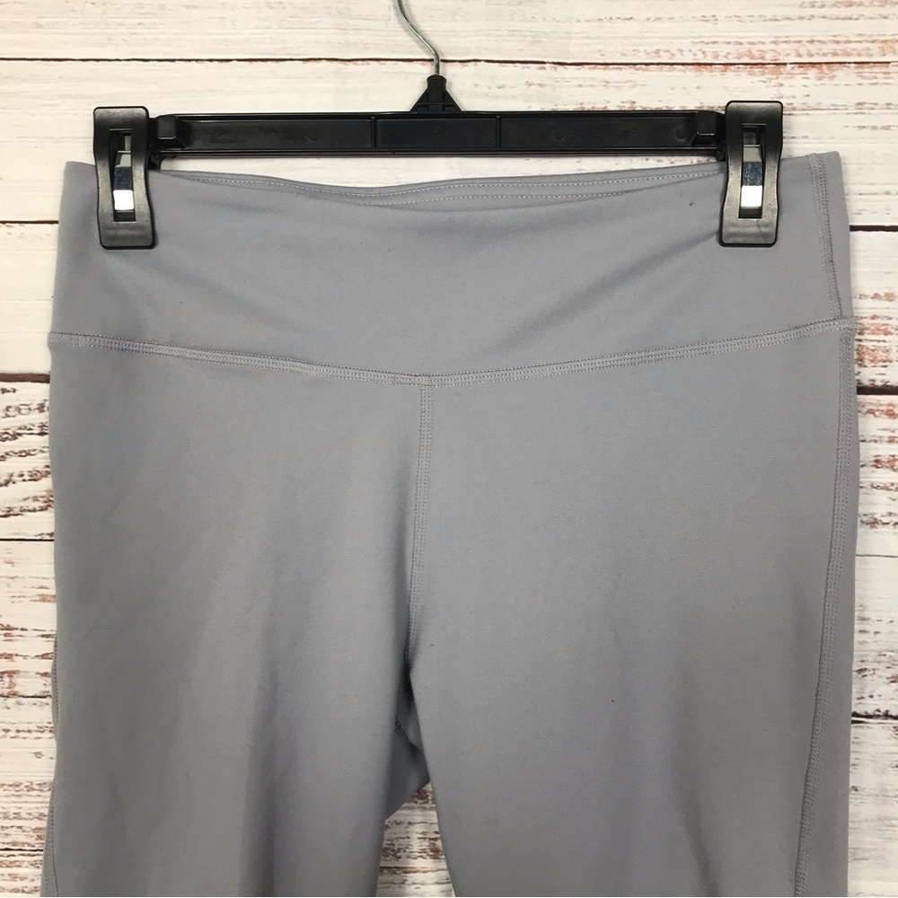 Fabletics Gray Mesh Detail Full Length Size Mediu… - image 4